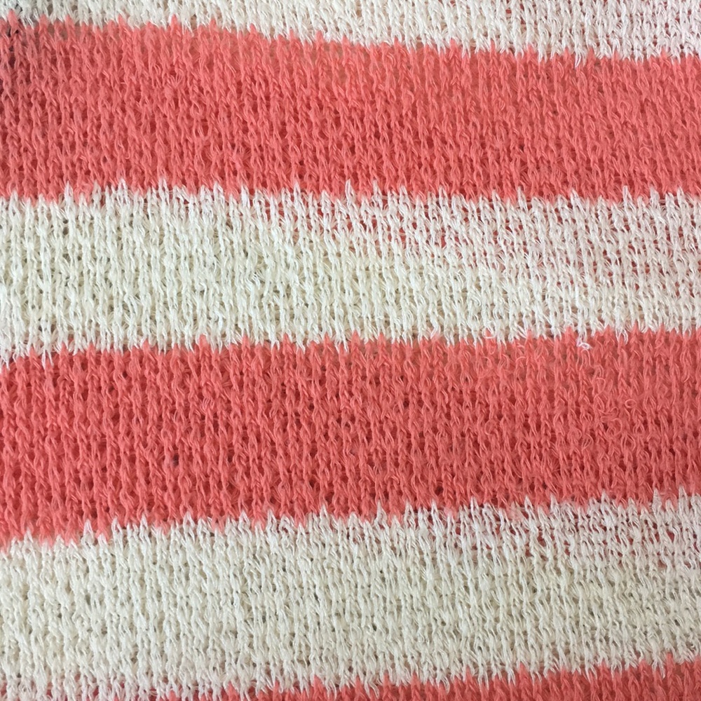 Forever 21 - Orange & White Stripe Knit Top - Picture 5 of 8